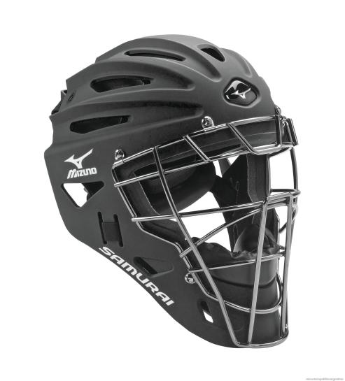 casco de receptor de béisbol samurai g4 unisexo 4H0PZ1050 accesorios negro(9090) Mizuno Argentina