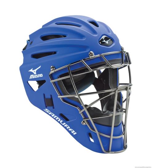 casco de receptor de béisbol samurai g4 unisexo 4H0PZ1055 accesorios real(5252) Mizuno Argentina