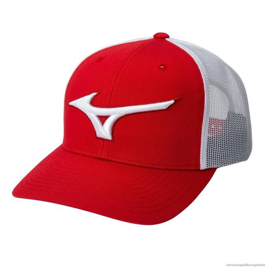 gorra de camionero de diamantes unisexo 4H0PZ1128 accesorios rojo-blanco(1000) Mizuno Argentina