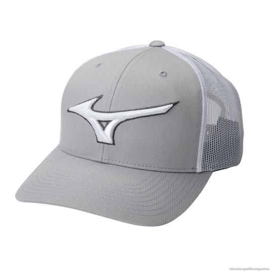 gorra de camionero de diamantes unisexo 4H0PZ1132 accesorios blanco grisáceo(9100) Mizuno Argentina