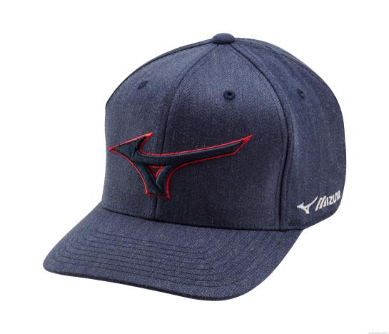 gorra snapback con diamantes unisexo 4H0PZ1124 accesorios rojo marino(5110) Mizuno Argentina