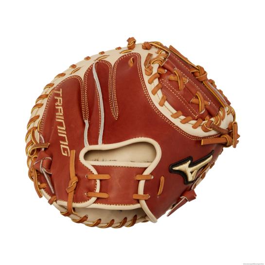 Guante de receptor de entrenamiento de béisbol Pro Select de 31" unisexo 4H0PZ749 accesorios marrón (rg80) Mizuno Argentina
