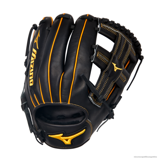 Guante de béisbol Pro Select Infield de 11,75" con bolsillo normal unisexo 4H0PZ595 accesorios negro-oro (r974) Mizuno Argentina