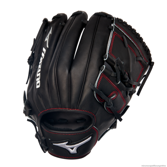 Guante de béisbol Pro Select Pitcher con bolsillo de 12" de profundidad unisexo 4H0PZ598 accesorios negro-rojo(r901) Mizuno Argentina