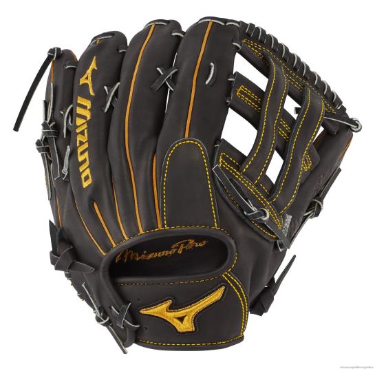 guante de béisbol profesional para exteriores con bolsillo de 12,75" de profundidad unisexo 4H0PZ813 accesorios negro (fr90) Mizuno Argentina