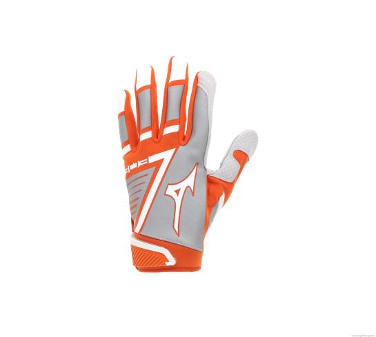 guante de bateo de béisbol b-303 juventud 4H0PZ791 accesorios naranja-blanco (2000) Mizuno Argentina