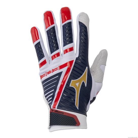 guante de bateo de béisbol b-303 unisexo 4H0PZ933 accesorios estrellas y rayas (0u0u) Mizuno Argentina