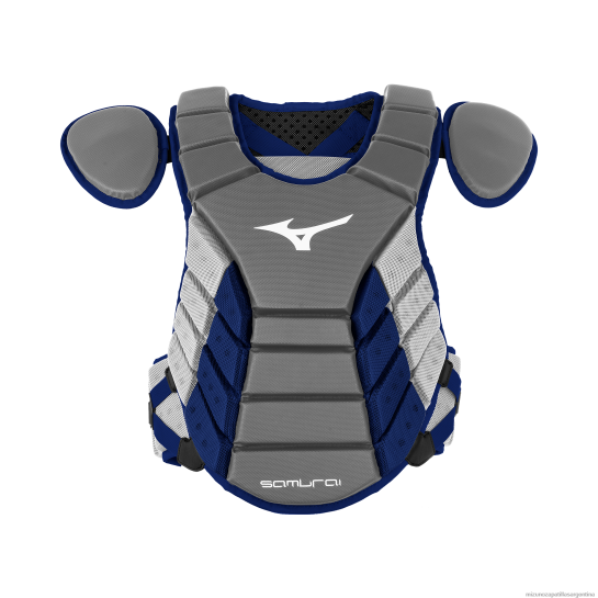 protector de pecho de béisbol samurai 14" juventud 4H0PZ873 accesorios gris-azul marino Mizuno Argentina