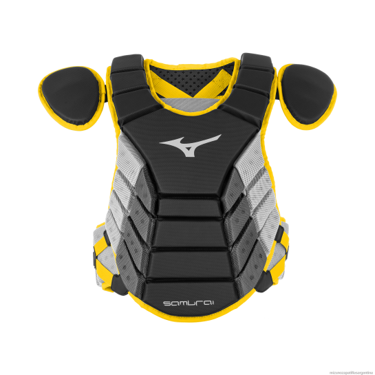 protector de pecho de béisbol samurai 15" unisexo 4H0PZ1115 accesorios amarillo negro Mizuno Argentina