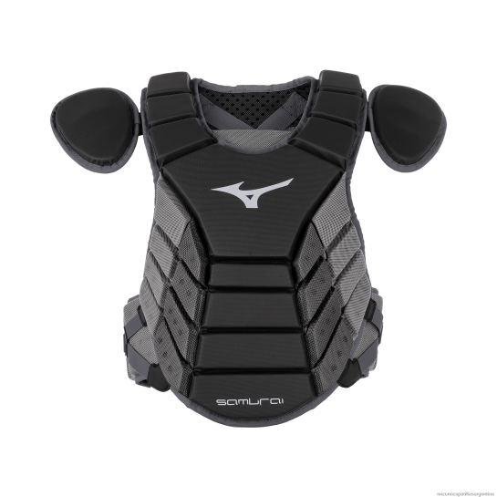 protector de pecho de béisbol samurai 16" unisexo 4H0PZ853 accesorios negro-gris(9091) Mizuno Argentina