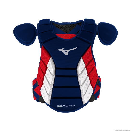 protector de pecho de béisbol samurai 16" unisexo 4H0PZ854 accesorios rojo marino(5110) Mizuno Argentina