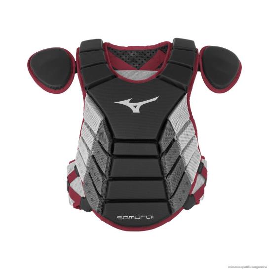 protector de pecho de béisbol samurai 16" unisexo 4H0PZ861 accesorios negro-granate(9068) Mizuno Argentina