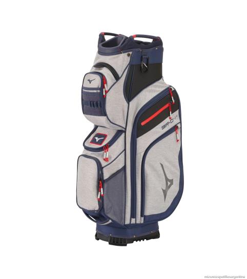 bolsa de carro br-d4c unisexo 4H0PZ479 accesorios gris jaspeado-azul marino(9551) Mizuno Argentina