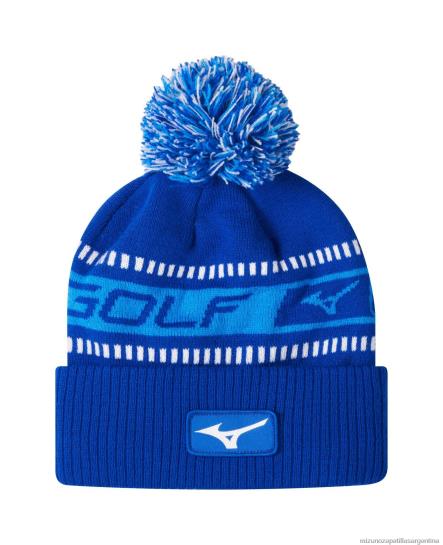 Gorro de invierno con pompones de punto. unisexo 4H0PZ449 accesorios personal(5959) Mizuno Argentina