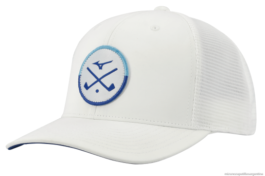 gorra de golf con palos cruzados y malla trasera unisexo 4H0PZ497 accesorios blanco(0000) Mizuno Argentina