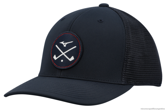 gorra de golf con palos cruzados y malla trasera unisexo 4H0PZ499 accesorios azul marino(5151) Mizuno Argentina