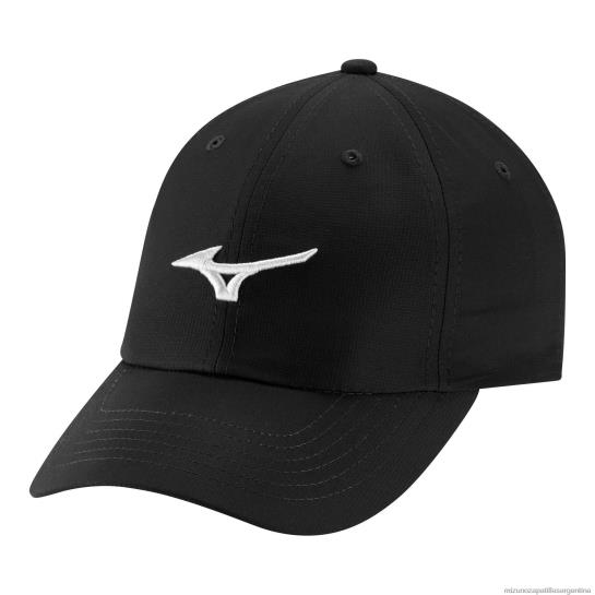 gorra de golf ligera y ajustable unisexo 4H0PZ439 accesorios blanco-negro(9000) Mizuno Argentina