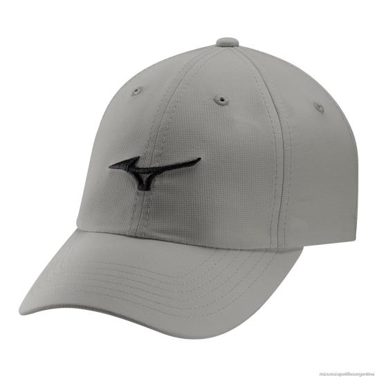 gorra de golf ligera y ajustable unisexo 4H0PZ440 accesorios gris escarcha-negro(fg90) Mizuno Argentina
