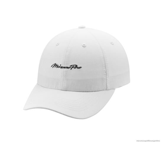 gorra de golf pro script unisexo 4H0PZ410 accesorios blanco-negro(0090) Mizuno Argentina
