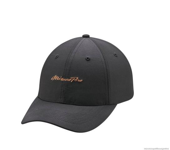gorra de golf pro script unisexo 4H0PZ411 accesorios negro-cobre(9075) Mizuno Argentina