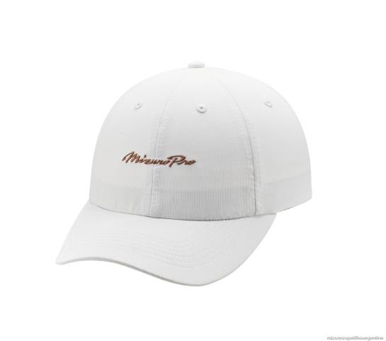 gorra de golf pro script unisexo 4H0PZ413 accesorios blanco-cobre(0075) Mizuno Argentina