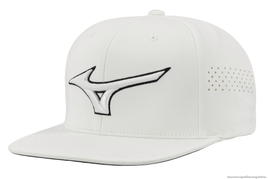 gorra de golf tipo snapback plana unisexo 4H0PZ433 accesorios blanco(0006) Mizuno Argentina