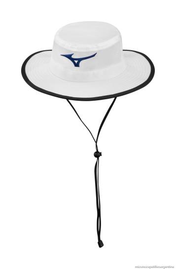 sombrero de sol de gira unisexo 4H0PZ447 accesorios blanco-azul marino(0051) Mizuno Argentina