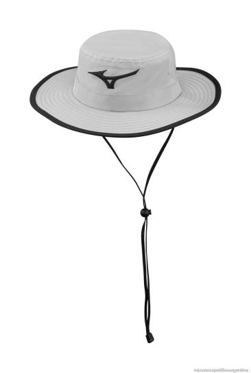 sombrero de sol de gira unisexo 4H0PZ448 accesorios gris acero-negro(9m90) Mizuno Argentina