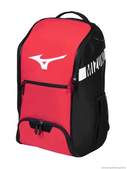 mochila cruzada 22 unisexo 4H0PZ648 accesorios rojo-negro(1090) Mizuno Argentina