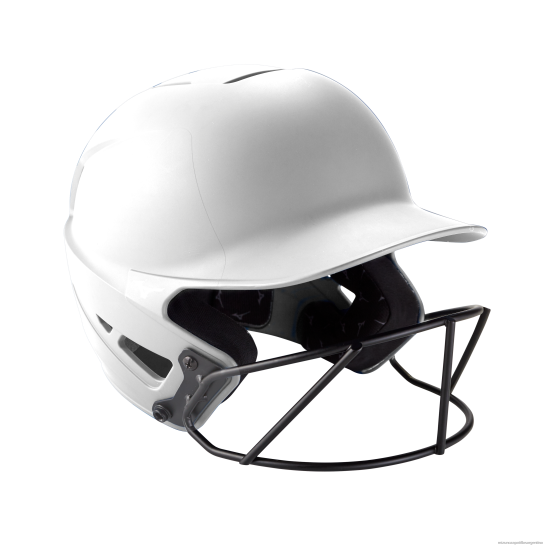 Casco de bateo de softbol de lanzamiento rápido f6, color sólido unisexo 4H0PZ1820 accesorios blanco(0000) Mizuno Argentina