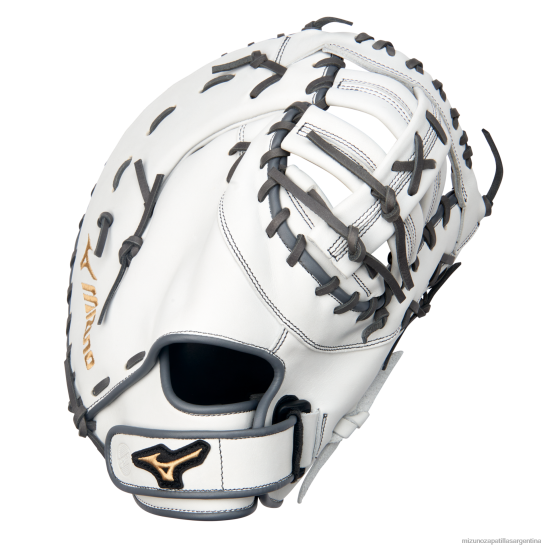 Guante de primera base de softbol de lanzamiento rápido mvp prime 13" unisexo 4H0PZ1655 accesorios blanco-gris(r091) Mizuno Argentina