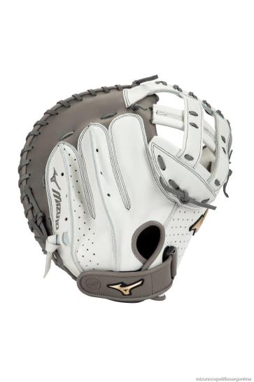 guante de receptor de softbol de lanzamiento rápido Prime Elite 34" unisexo 4H0PZ1716 accesorios blanco-gris (r091) Mizuno Argentina