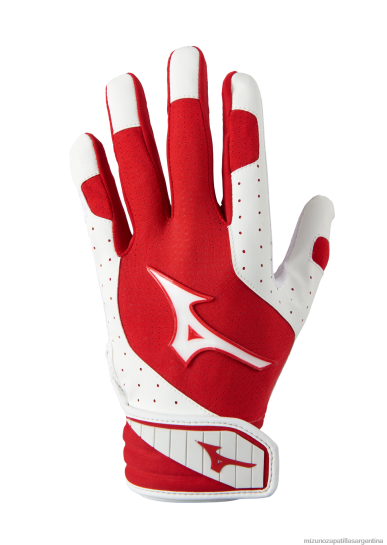 guante de bateo acolchado de softbol finch mujer 4H0PZ1683 accesorios blanco-rojo(0010) Mizuno Argentina