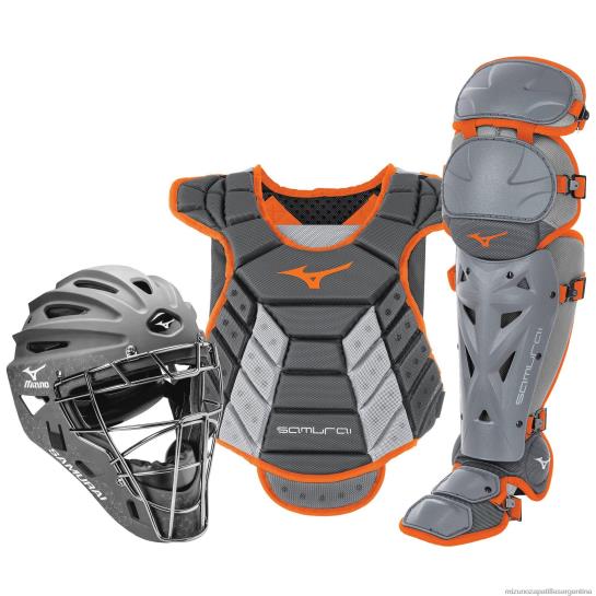 Juego de equipo de receptor samurai en caja (14-15") mujer 4H0PZ1753 accesorios gris-naranja(9120) Mizuno Argentina