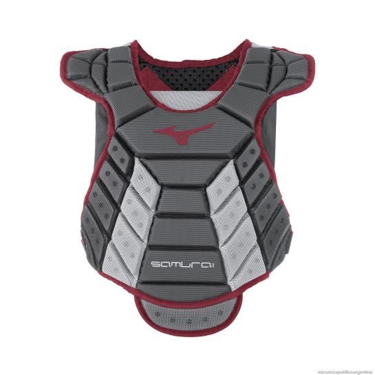 Protector de pecho de softbol de lanzamiento rápido samurai 14'' mujer 4H0PZ1809 accesorios gris granate(9168) Mizuno Argentina