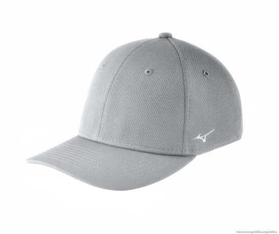 gorra del equipo ajustada y elástica unisexo 4H0PZ571 accesorios gris(9191) Mizuno Argentina