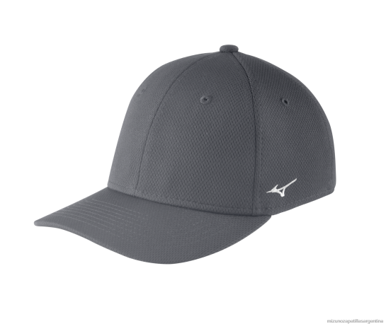 gorra del equipo ajustada y elástica unisexo 4H0PZ572 accesorios carbón(9292) Mizuno Argentina