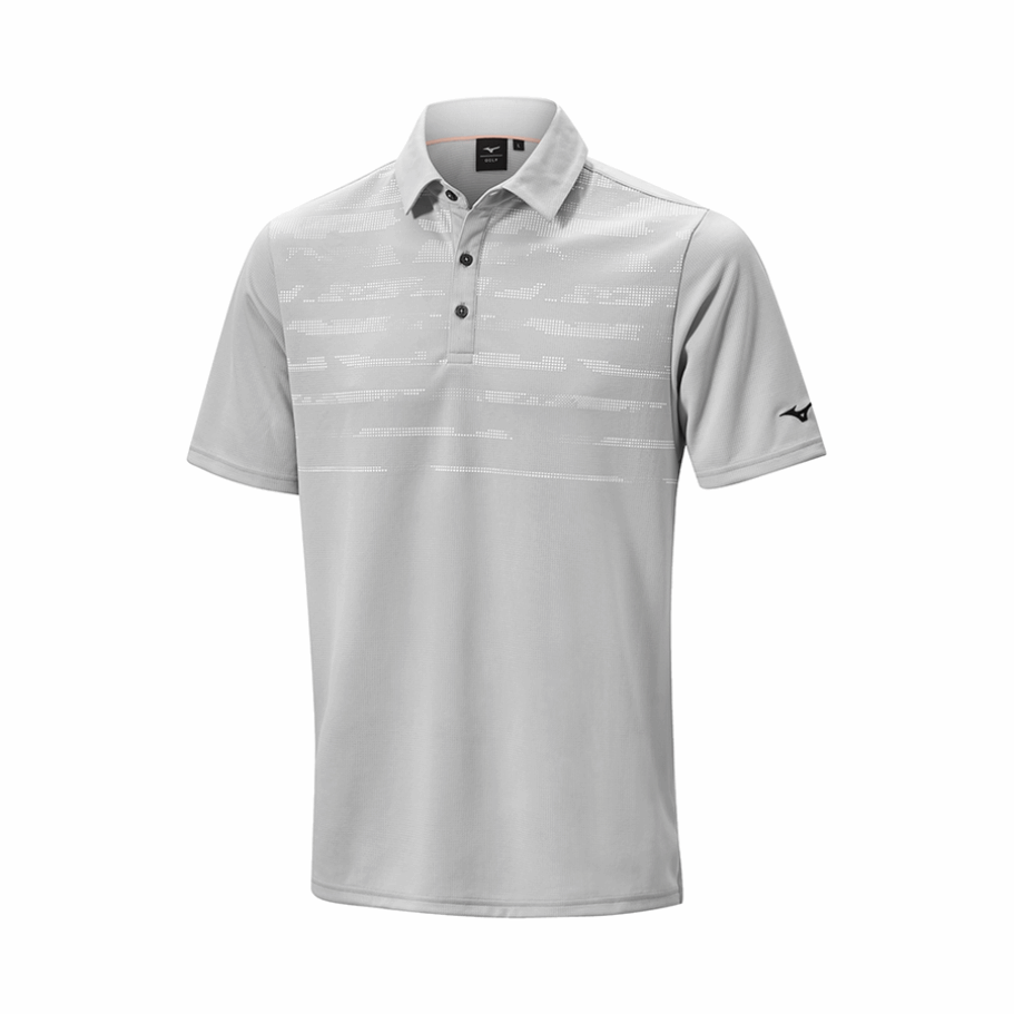 Mizuno Aliento Termo Chaqueta De Invierno Polo Gris