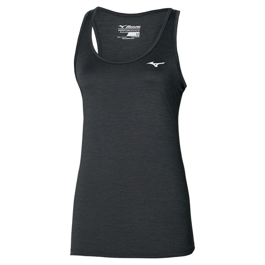 Camiseta De Tirantes Impulse Core Mizuno Negra