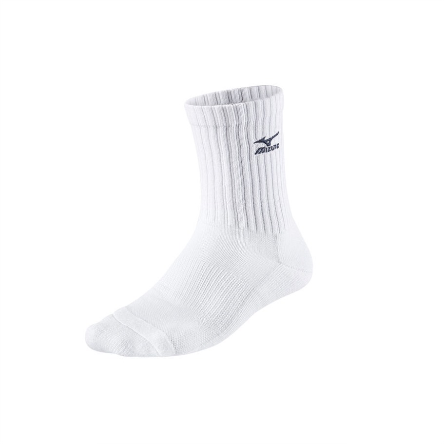 Calcetines Mizuno Vb Medianos Blancos