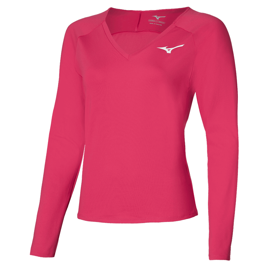 Mizuno L/s Camiseta Roja