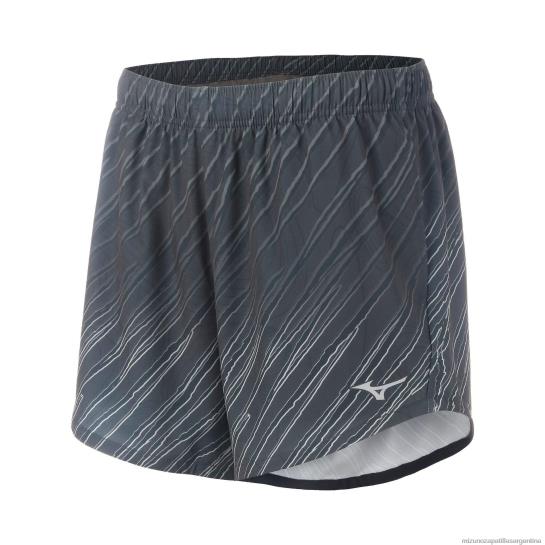Pantalón corto de running imprimible de 5" con forro mujer 4H0PZ258 vestir imán de corteza (pr51) Mizuno Sports