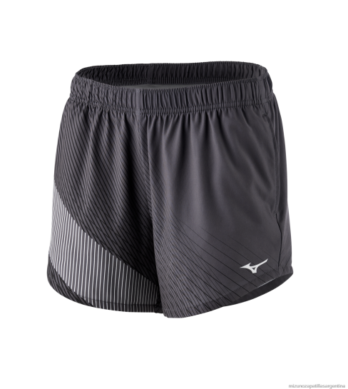 Pantalón corto de running imprimible de 5" con forro mujer 4H0PZ261 vestir imán (pr37) Mizuno Sports