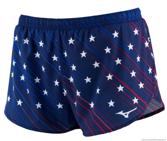Pantalón corto deportivo ecológico imprimible de 2,5" mujer 4H0PZ357 vestir medievalazul(meme) Mizuno Sports