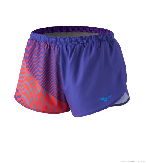 Pantalón corto imprimible de 2,5" mujer 4H0PZ269 vestir azul profundo (pr41) Mizuno Sports