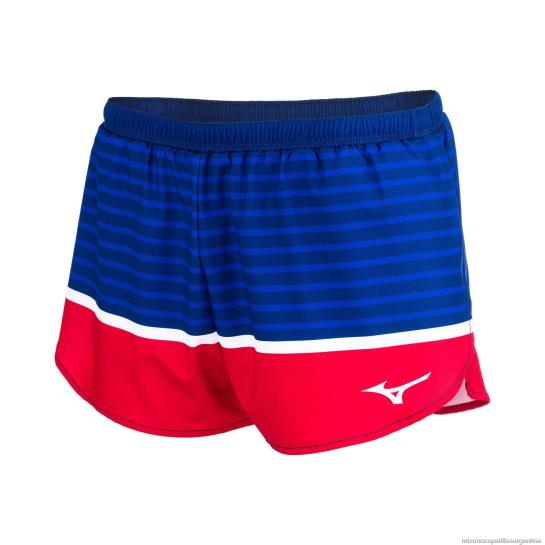 Pantalón corto imprimible de 2,5" mujer 4H0PZ275 vestir patriota azul (sm64) Mizuno Sports