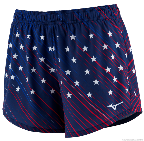 pantalón corto imprimible eco 5" mujer 4H0PZ329 vestir medievalazul(meme) Mizuno Sports
