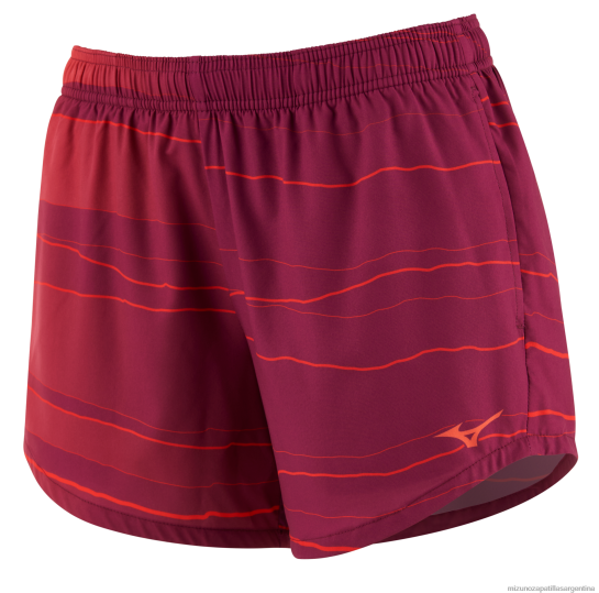 pantalón corto imprimible eco 5" mujer 4H0PZ330 vestir capuchina(1e1e) Mizuno Sports