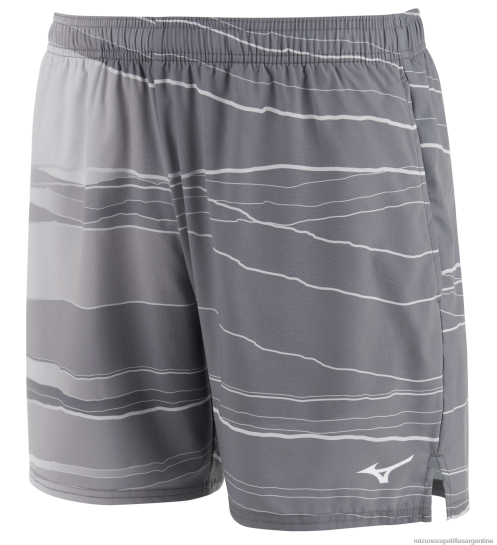 pantalón corto imprimible eco 7" hombres 4H0PZ325 vestir sombra tranquila (9i9i) Mizuno Sports