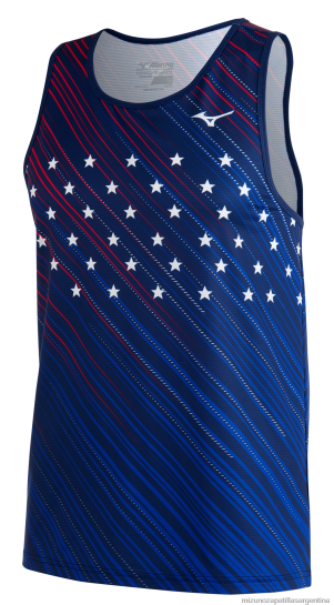 camiseta eco running imprimible hombres 4H0PZ353 vestir medievalazul(meme) Mizuno Sports